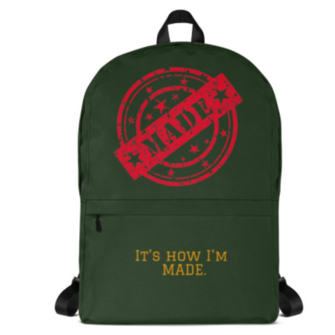 MADE Logo Backpack Army Green